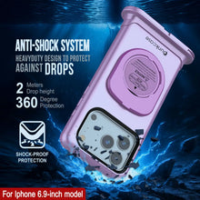 Load image into Gallery viewer, Punkcase Universal 2.0 Waterproof Phone Case for 6.7–6.9&quot; [Pink]
