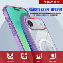 Load image into Gallery viewer, Punkcase iPhone 17 Air Magnetic Wireless Charging Case [ClearMag Series][Purple]
