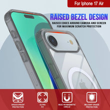 Load image into Gallery viewer, Punkcase iPhone 17 Air Magnetic Wireless Charging Case [ClearMag Series][Silver]
