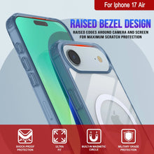 Load image into Gallery viewer, Punkcase iPhone 17 Air Magnetic Wireless Charging Case [ClearMag Series][Navy]
