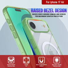 Load image into Gallery viewer, Punkcase iPhone 17 Air Magnetic Wireless Charging Case [ClearMag Series][Green]
