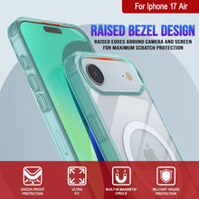 Load image into Gallery viewer, Punkcase iPhone 17 Air Magnetic Wireless Charging Case [ClearMag Series][Teal]
