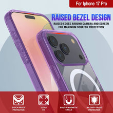 Load image into Gallery viewer, Punkcase iPhone 17 Pro Magnetic Wireless Charging Case [ClearMag Series][Purple]

