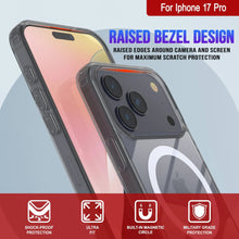 Load image into Gallery viewer, Punkcase iPhone 17 Pro Magnetic Wireless Charging Case [ClearMag Series][Silver]
