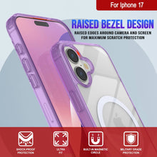 Load image into Gallery viewer, Punkcase iPhone 17 Magnetic Wireless Charging Case [ClearMag Series][Purple]
