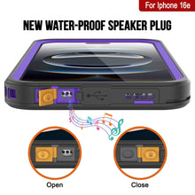 Load image into Gallery viewer, iPhone 16e Waterproof Case, Punkcase [Extreme Series] Armor Cover W/ Built In Screen Protector [Purple]
