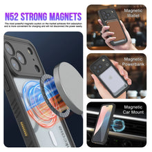 Load image into Gallery viewer, iPhone 17 Pro Max Waterproof Case, Punkcase [Extreme Mag Series] Armor Cover W/ Built In Screen Protector [Grey]
