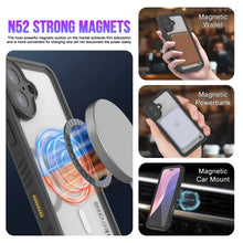 Load image into Gallery viewer, iPhone 17 Waterproof Case, Punkcase [Extreme Series] Armor Cover W/ Built In Screen Protector [Black]
