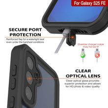 Load image into Gallery viewer, Galaxy S25 FE Water/ Shockproof [Extreme Series] With Screen Protector Case [Black]
