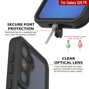 Galaxy S25 FE Water/ Shockproof [Extreme Series] With Screen Protector Case [Black]