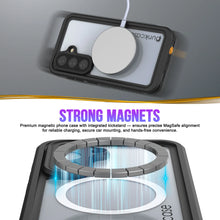 Load image into Gallery viewer, Galaxy S26 Plus Waterproof Case, Punkcase [Extreme Mag Series] Armor Cover W/ Built In Screen Protector [Grey]
