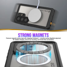 Load image into Gallery viewer, Galaxy S26 Ultra Waterproof Case, Punkcase [Extreme Mag Series] Armor Cover W/ Built In Screen Protector [Black]
