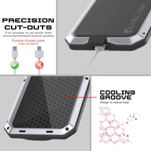 Load image into Gallery viewer, Galaxy S25 Metal Case, Heavy Duty Military Grade Armor Cover [shock proof] Full Body Hard [White]
