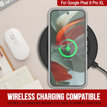 Load image into Gallery viewer, PunkCase Google Pixel 9 Pro XL Case, [Spartan 2.0 Series] Clear Rugged Heavy Duty Cover W/Built in Screen Protector [White]
