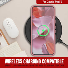 Load image into Gallery viewer, PunkCase Google Pixel 9 Case, [Spartan 2.0 Series] Clear Rugged Heavy Duty Cover W/Built in Screen Protector [Pink]
