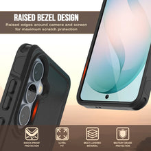 Load image into Gallery viewer, PunkCase Galaxy S26 Case, [Spartan 2.0 Series] Clear Rugged Heavy Duty Cover [Black]
