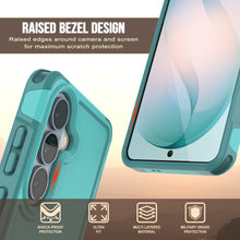Load image into Gallery viewer, PunkCase Galaxy S26 Case, [Spartan 2.0 Series] Clear Rugged Heavy Duty Cover [Light Blue]
