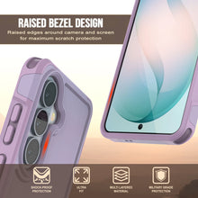 Load image into Gallery viewer, PunkCase Galaxy S26 Case, [Spartan 2.0 Series] Clear Rugged Heavy Duty Cover [Lilac]
