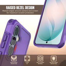 Load image into Gallery viewer, PunkCase Galaxy S26 Case, [Spartan 2.0 Series] Clear Rugged Heavy Duty Cover [Purple]
