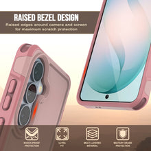 Load image into Gallery viewer, PunkCase Galaxy S26 Case, [Spartan 2.0 Series] Clear Rugged Heavy Duty Cover [Pink]
