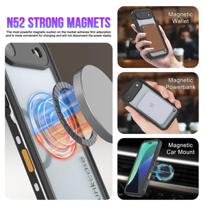 iPhone 17 Air Waterproof IP68 Case, Punkcase [White] [StudStar Series] [Slim Fit] [Dirtproof]