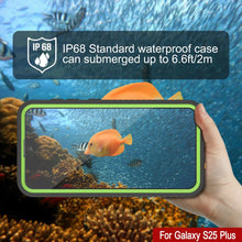Load image into Gallery viewer, Galaxy S25+ Plus Waterproof Case PunkCase StudStar Light Green Thin 6.7ft Underwater IP68 ShockProof
