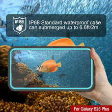 Load image into Gallery viewer, Galaxy S25+ Plus Waterproof Case PunkCase StudStar Teal Thin 6.7ft Underwater IP68 Shock/Snow Proof
