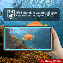 Load image into Gallery viewer, Galaxy S25 Ultra Waterproof Case PunkCase StudStar Teal Thin 6.6ft Underwater IP68 Shock/Snow Proof
