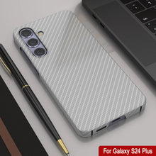 Load image into Gallery viewer, Galaxy S24 Plus Case, Punkcase CarbonShield, Heavy Duty &amp; Ultra Thin Cover [shockproof][non slip] [White]
