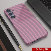 Load image into Gallery viewer, Galaxy S24 Case, Punkcase CarbonShield, Heavy Duty &amp; Ultra Thin Cover [shockproof][non slip] [Pink]
