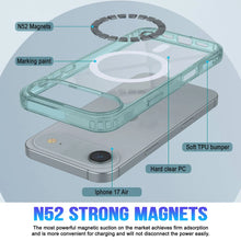 Load image into Gallery viewer, Punkcase iPhone 17 Air Magnetic Wireless Charging Case [ClearMag Series][Teal]
