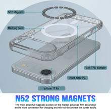 Load image into Gallery viewer, Punkcase iPhone 17 Air Magnetic Wireless Charging Case [ClearMag Series][Clear]
