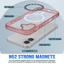 Load image into Gallery viewer, Punkcase iPhone 17 Magnetic Wireless Charging Case [ClearMag Series][Red]
