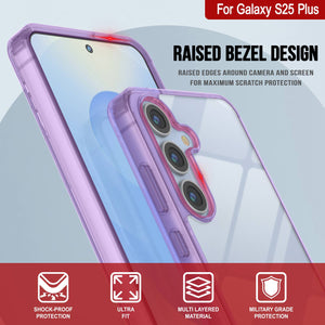 Galaxy S25 Plus Case [Clear Acrylic Series] [Non-Slip] For Galaxy S25 Plus [Purple]