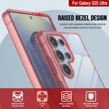 Load image into Gallery viewer, Galaxy S25 Ultra Case [Clear Acrylic Series] [Non-Slip] For Galaxy S25 Ultra [Red]
