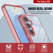 Load image into Gallery viewer, Galaxy S25 Case [Clear Acrylic Series] [Non-Slip] For Galaxy S25 [Red]
