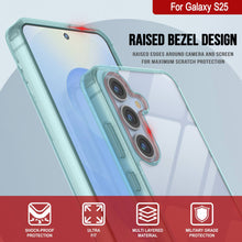 Load image into Gallery viewer, Galaxy S25 Case [Clear Acrylic Series] [Non-Slip] For Galaxy S25 [Teal]
