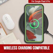 Load image into Gallery viewer, Google Pixel 9 Pro Waterproof Case, Punkcase [Extreme Series] Armor Cover W/ Built In Screen Protector [Light Green]
