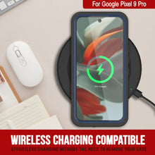 Load image into Gallery viewer, Google Pixel 9 Pro Waterproof Case, Punkcase [Extreme Series] Armor Cover W/ Built In Screen Protector [Navy Blue]
