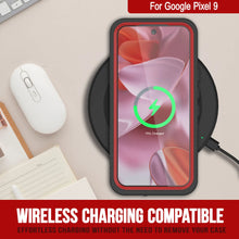 Load image into Gallery viewer, Google Pixel 9  Waterproof Case, Punkcase [Extreme Series] Armor Cover W/ Built In Screen Protector [Red]
