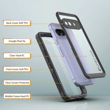 Load image into Gallery viewer, Google Pixel 9a Waterproof Case, Punkcase [Extreme Series] Armor Cover W/ Built In Screen Protector [Navy Blue]
