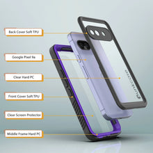 Load image into Gallery viewer, Google Pixel 9a Waterproof Case, Punkcase [Extreme Series] Armor Cover W/ Built In Screen Protector [Purple]
