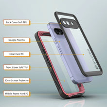 Load image into Gallery viewer, Google Pixel 9a Waterproof Case, Punkcase [Extreme Series] Armor Cover W/ Built In Screen Protector [Pink]
