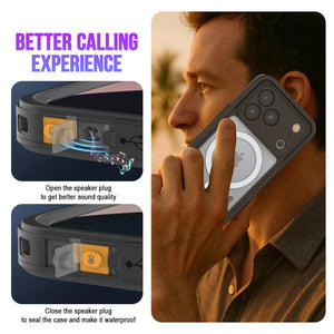 iPhone 17 Pro Max Waterproof Case, Punkcase [Extreme Series] Armor Cover W/ Built In Screen Protector [White]