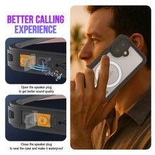 Load image into Gallery viewer, iPhone 17  Waterproof Case, Punkcase [Extreme Mag Series] Armor Cover W/ Built In Screen Protector [Purple]
