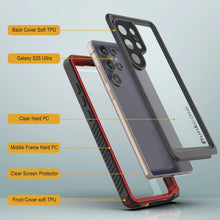 Load image into Gallery viewer, Galaxy S25 Ultra Water/ Shockproof [Extreme Series] With Screen Protector Case [Red]
