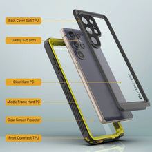 Load image into Gallery viewer, Galaxy S25 Ultra Water/ Shockproof [Extreme Series] With Screen Protector Case [Yellow]
