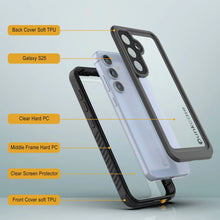 Load image into Gallery viewer, Galaxy S25 Water/ Shockproof [Extreme Series] With Screen Protector Case [Black]
