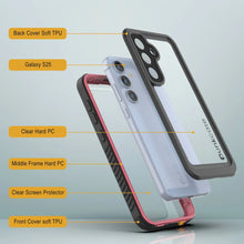 Load image into Gallery viewer, Galaxy S25 Water/ Shockproof [Extreme Series] With Screen Protector Case [Pink]
