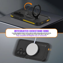Load image into Gallery viewer, Galaxy S26 Plus Waterproof Case [Kickstud 2.0 Series] Protective IP68 Cover W/Screen Protector &amp; Kickstand [Yellow]
